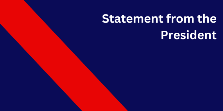 Statement from the President